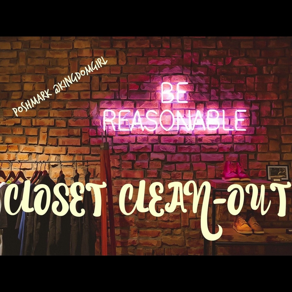 CLOSET CLEANOUT!!! All offers welcomed!